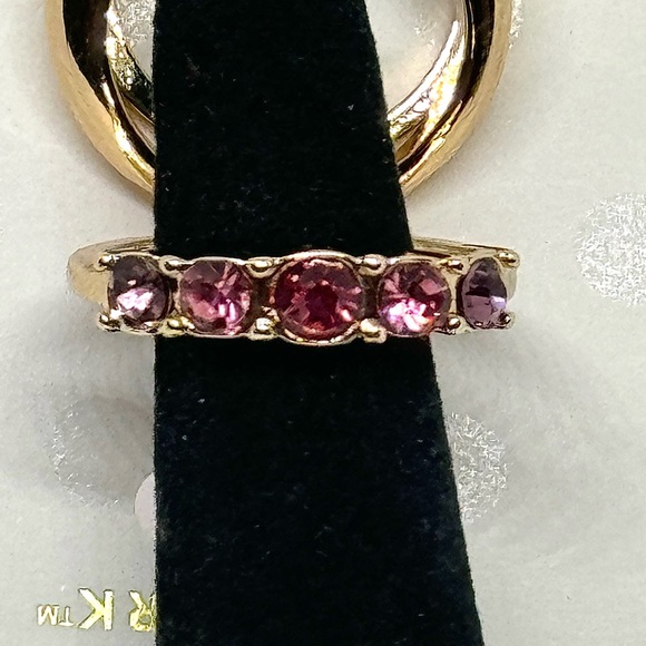 Isaac Mizrahi Set of 3 Statement Ring SZ 8 - Picture 4 of 10